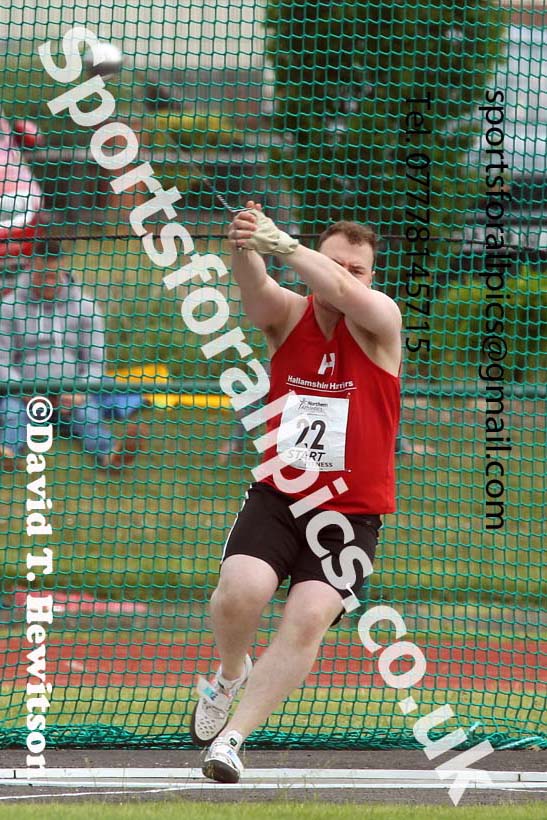 Mens hammer, 2021 Northern Senior and Under-20s Champs., Leigh. Photo: David T. Hewitson/Sports for All Pics